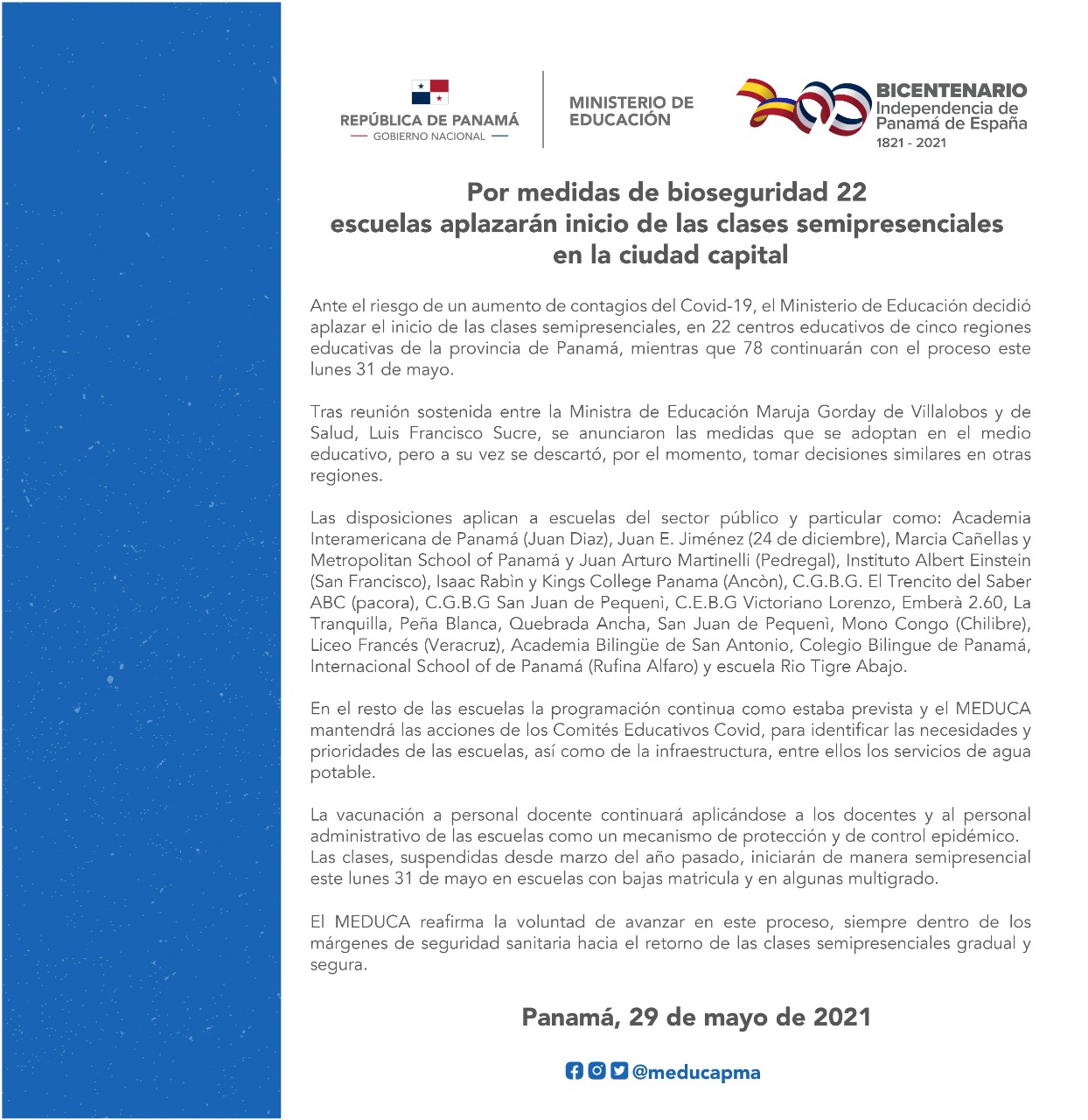 se-aplaza-inicio-de-las-clases-semipresenciales-en-la-ciudad-capital